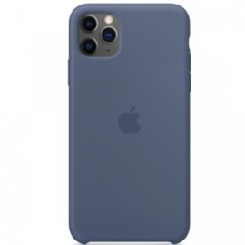 Iphone 11 pro max silicone case alk blue