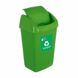 Cos gunoi pt reciclare eco 18 l verde