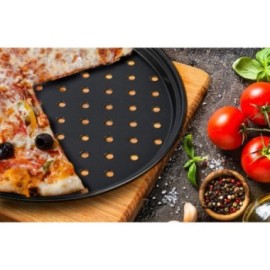 Tava pizza perforata 28 x 1.4 cm